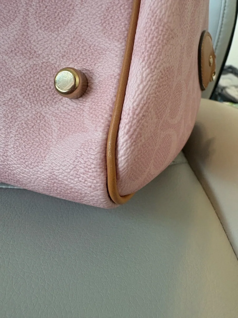 Coach signature coated